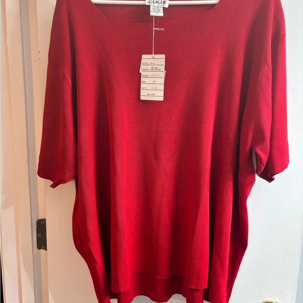 Clio Silk Crew Neck Sweater